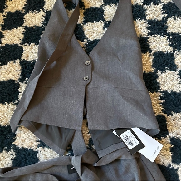 Tiger Mist Vest skirt set gray new - Picture 4 of 6